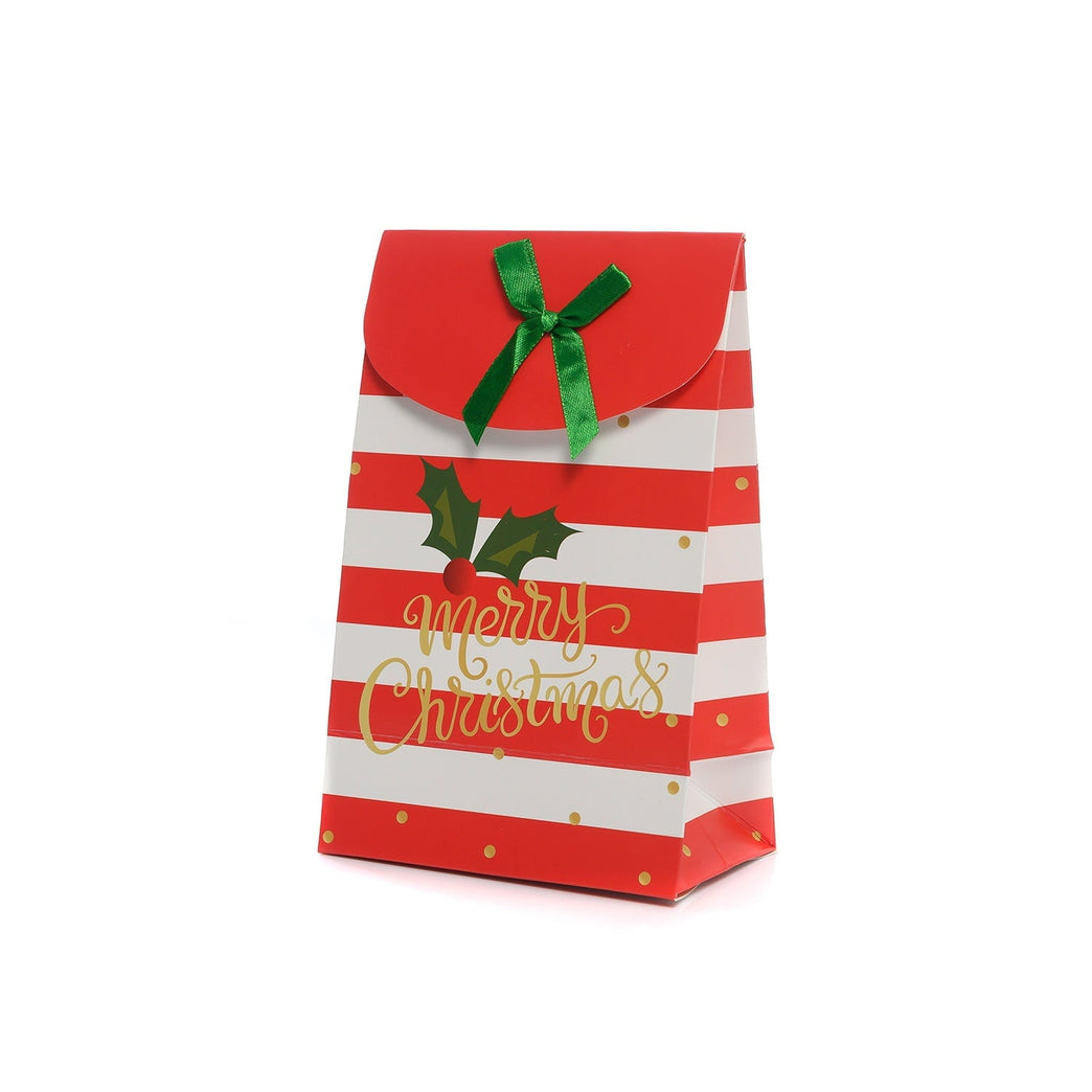 Подаръчна торбичка "Merry Christmas" с велкро, декорирана с коледни мотиви, идеална за чорапи и подаръци от Artyshocks.bg