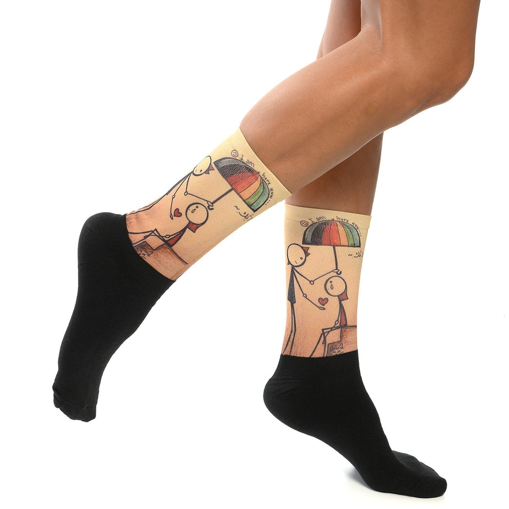 Забавни чорапи с арт дизайн, вдъхновени от любовта и равенството. Идеален подарък - Artyshocks.bg