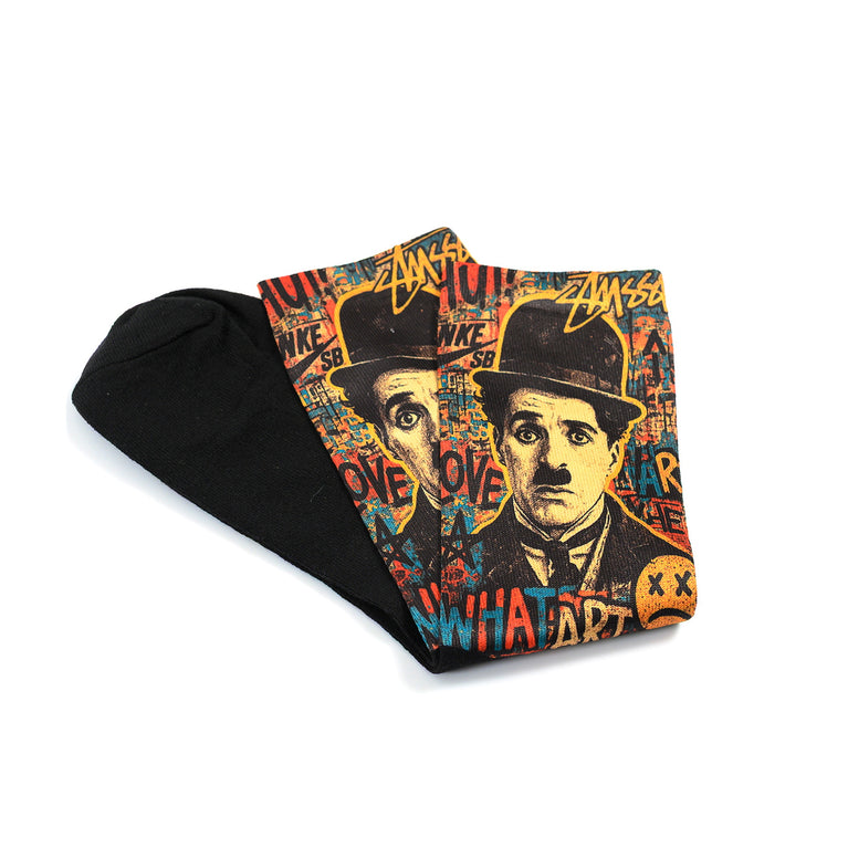 Арт чорапи - "Charlie graffiti street art"