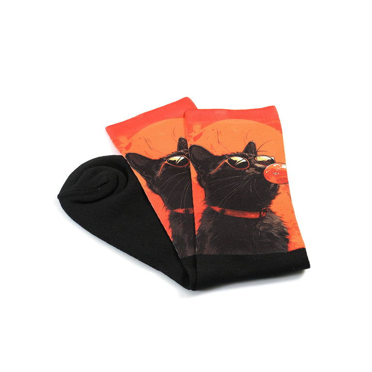 Забавни чорапи – "Котка с дъвка"