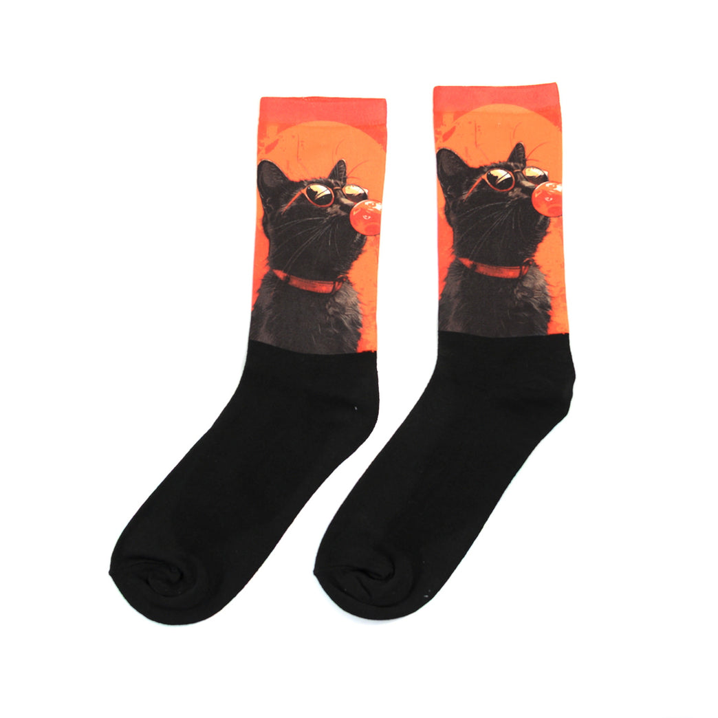 Забавни чорапи – "Котка с дъвка"