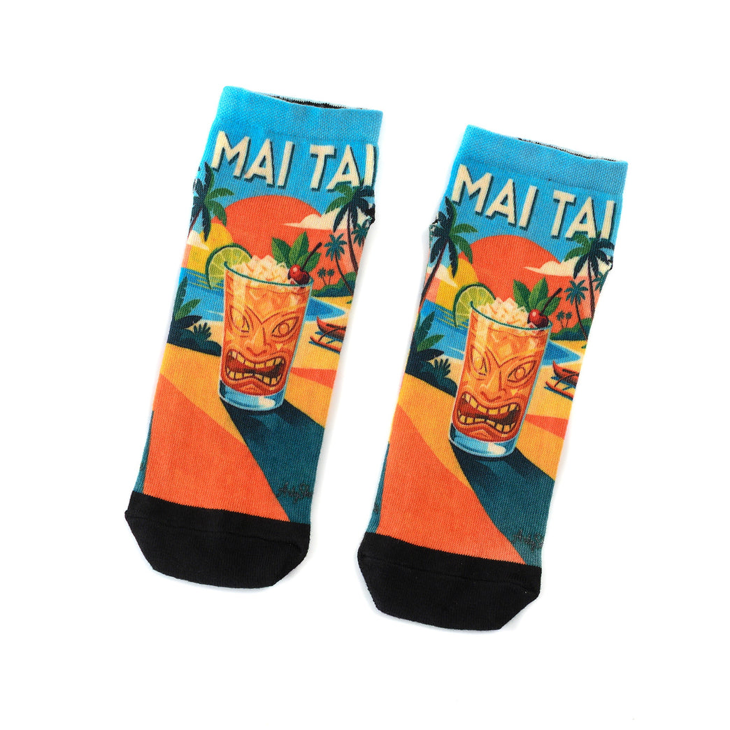 Retro-Kunstsocken „Mai Tai Mood“