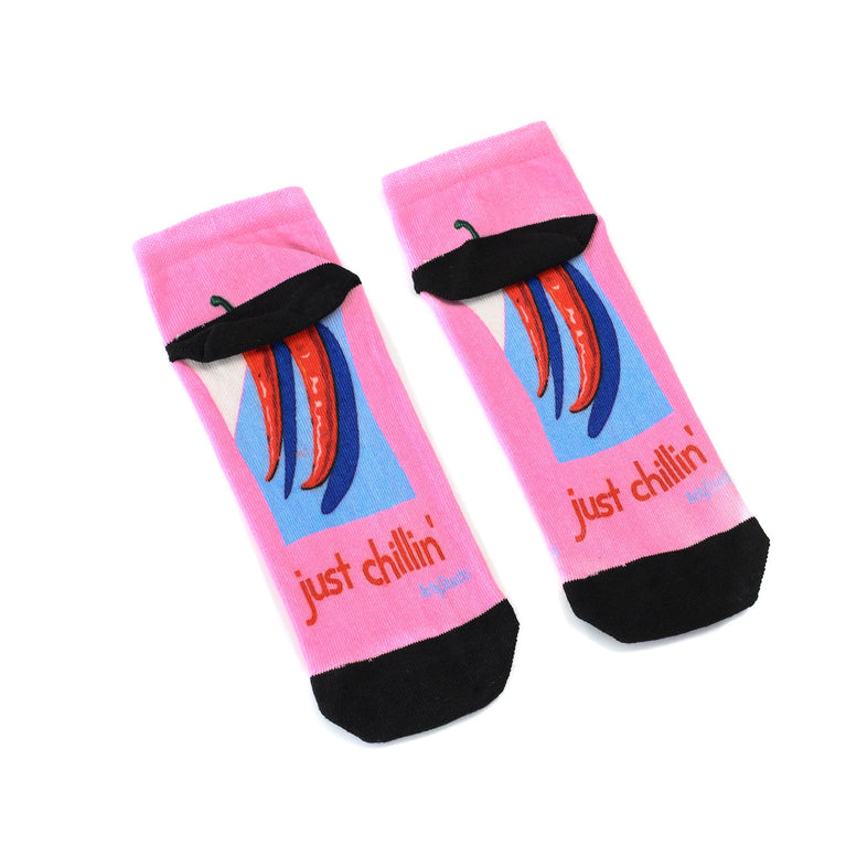 Lustige Socken „Just Chillin’“