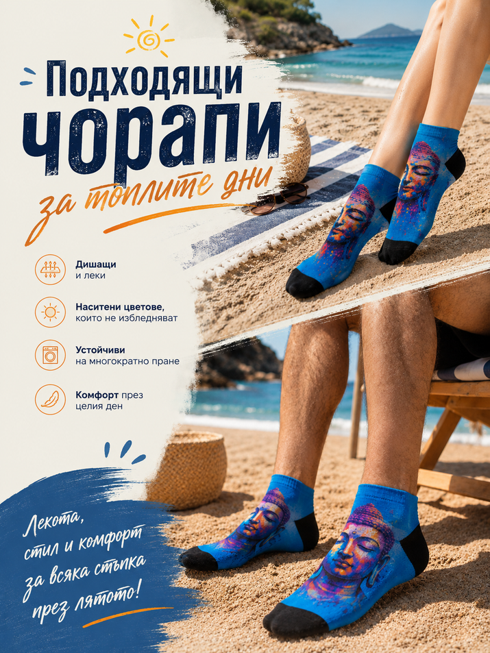 Сублимационни чорапи: защо са най-добрият избор за лятото