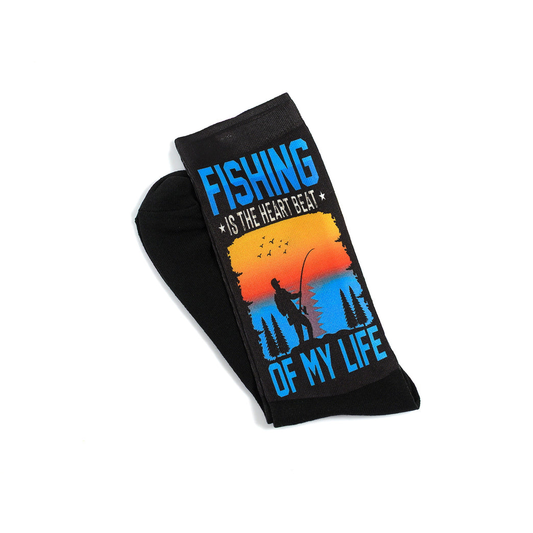 Забавни чорапи – „Риболовът е моята стихия“
