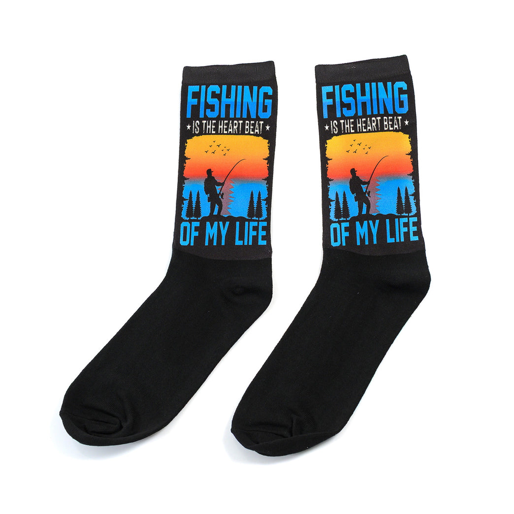 Забавни чорапи – „Риболовът е моята стихия“