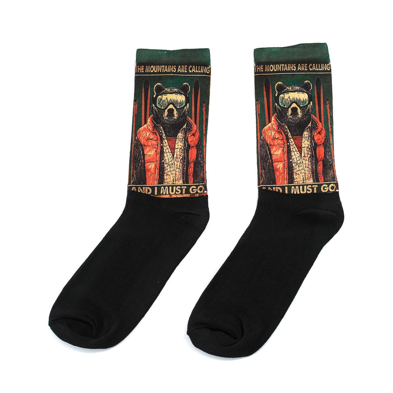 Забавни чорапи – „Мечка скиор: Събуди звяра в себе си“