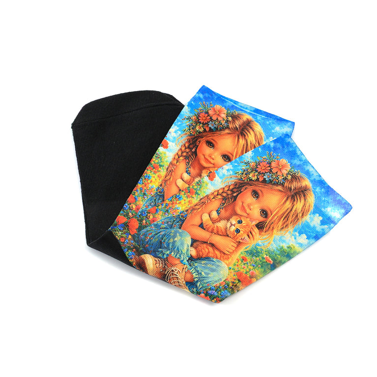 Lustige Socken „Zaubergarten“