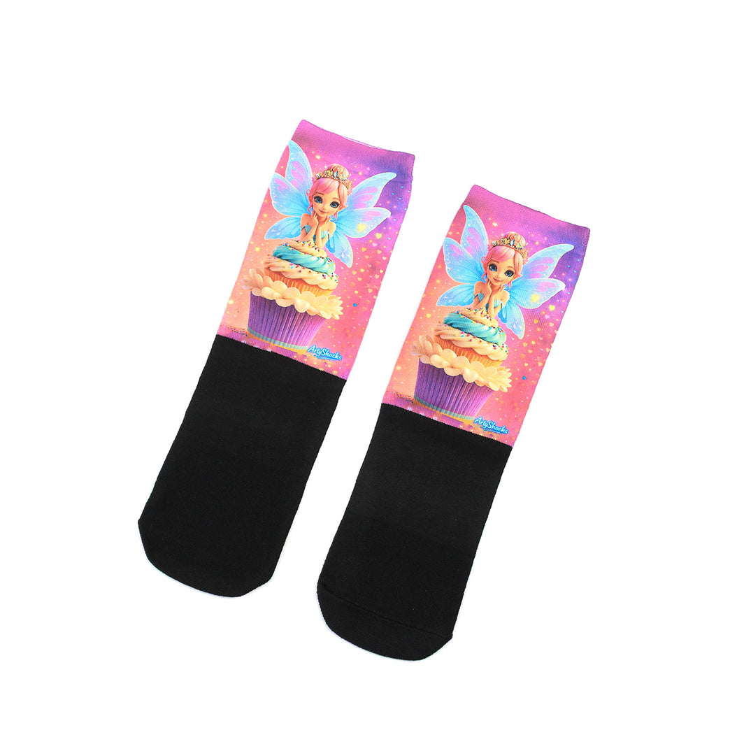 Lustige Socken „Fee Muffinchen“