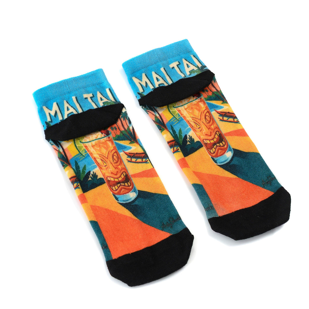 Retro-Kunstsocken „Mai Tai Mood“