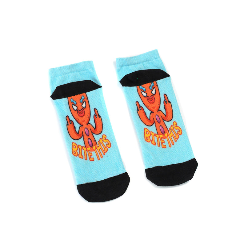 Lustige Socken „Iss das“