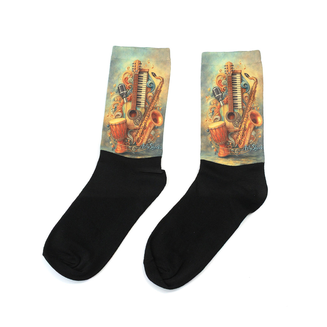 Kunstsocken „Musikalische Seele“ – Jam Session